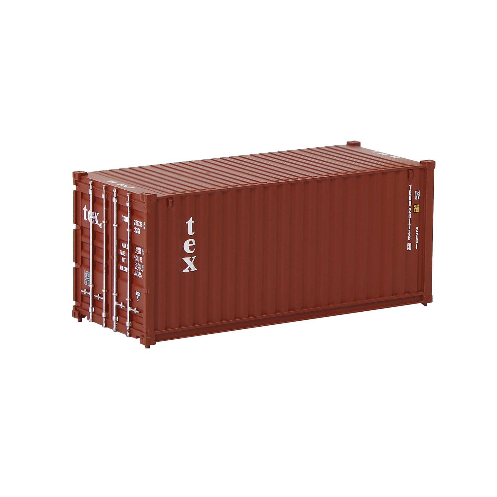 C8726 1pc HO Scale 1:87 20ft Painted Shipping Container