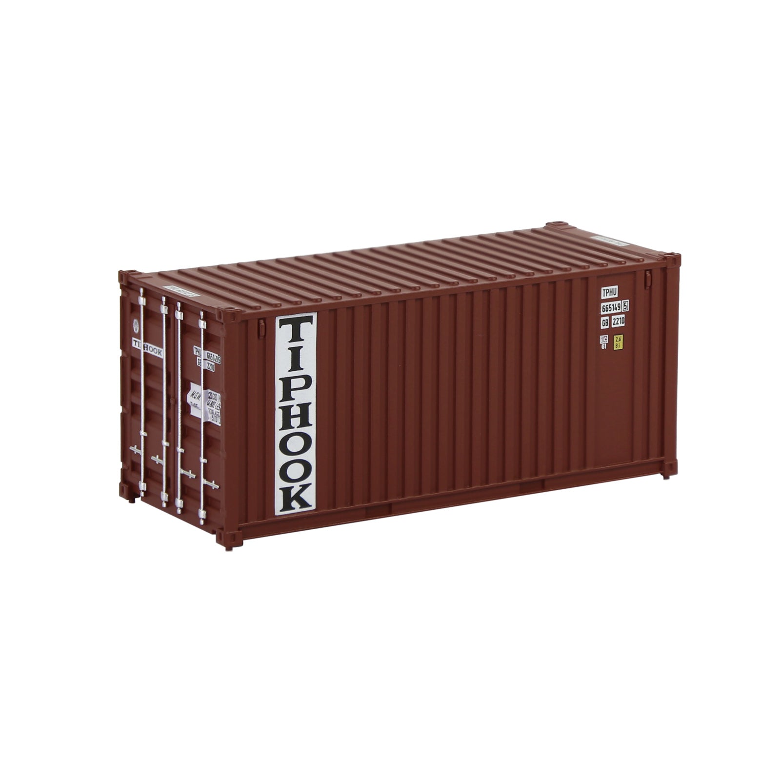 C8726 1pc HO Scale 1:87 20ft Painted Shipping Container