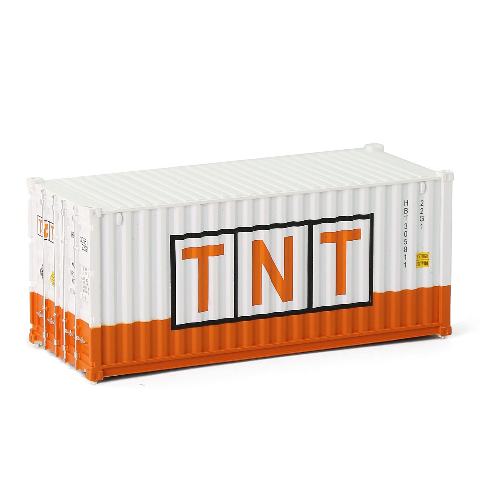 C8726 1pc HO Scale 1:87 20ft Painted Shipping Container