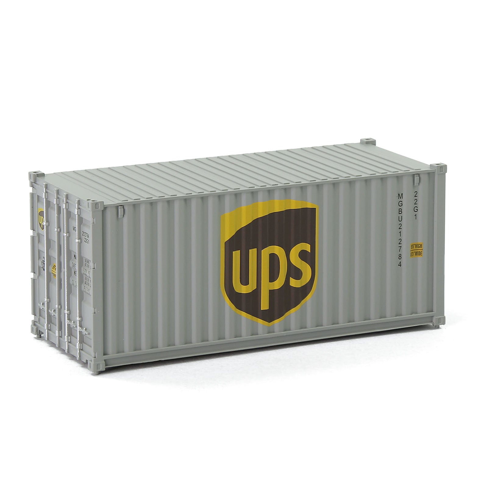 C8726 1pc HO Scale 1:87 20ft Painted Shipping Container