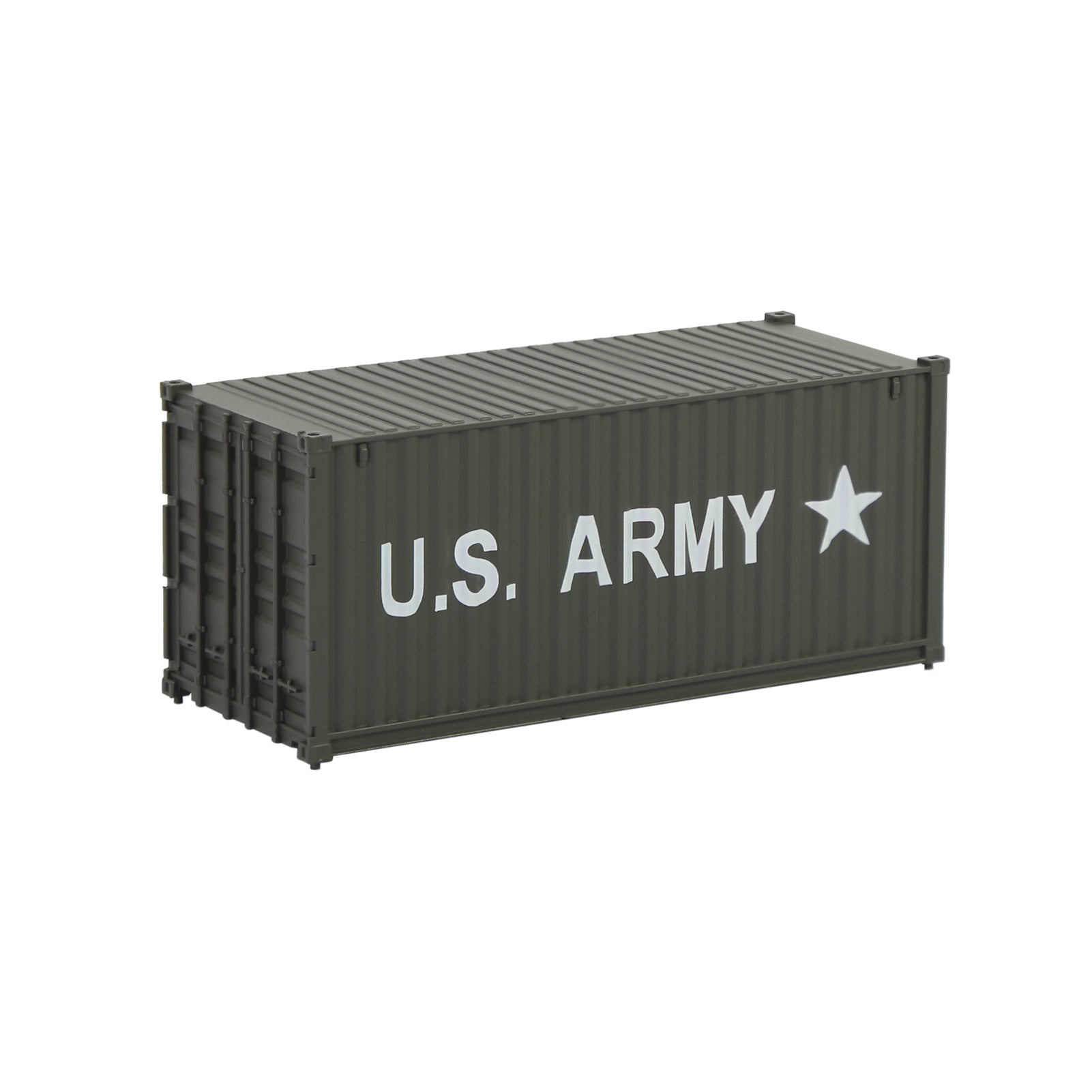 C8726 1pc HO Scale 1:87 20ft Painted Shipping Container