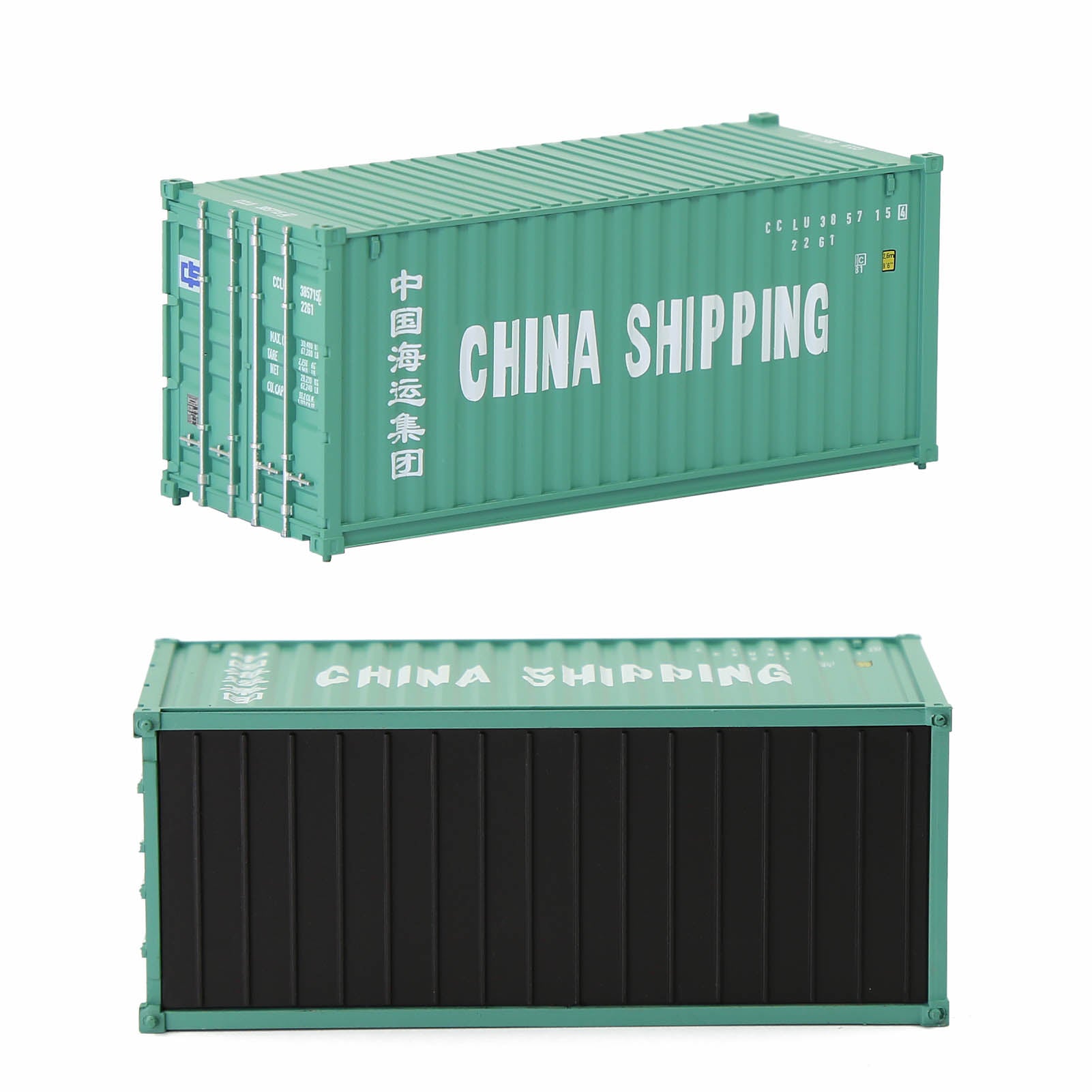 C8726 1pc HO Scale 1:87 20ft Painted Shipping Container