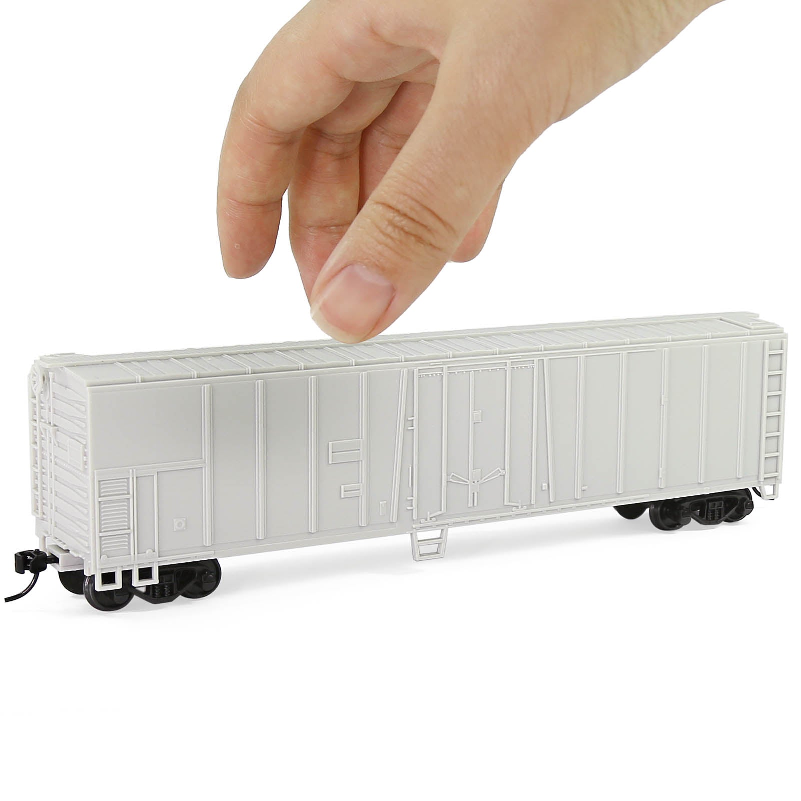 C8750JJ 1 Unit HO Scale 1:87 50' Steel Reefer Unassembled Plastic Wheels for Model Railway