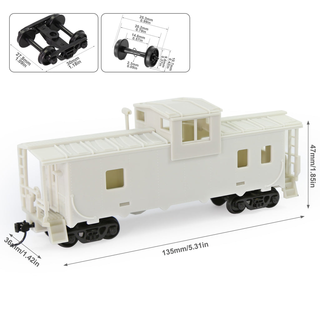 C8763JJ 1pc HO Scale 1:87 Blank Unpainted Unassembled 36' Wide Vision
