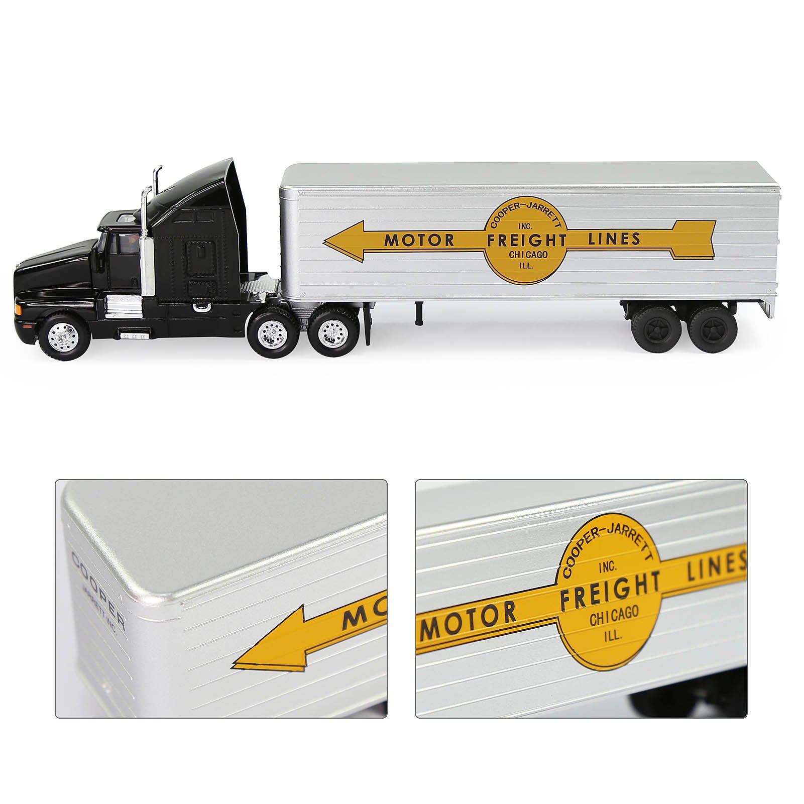 C8765 1 Piece HO Scale 1:87  Model Trailer for Railway Tractor