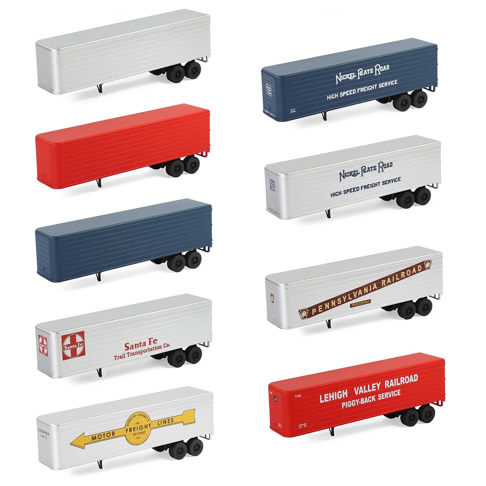 C8765 1 Piece HO Scale 1:87  Model Trailer for Railway Tractor