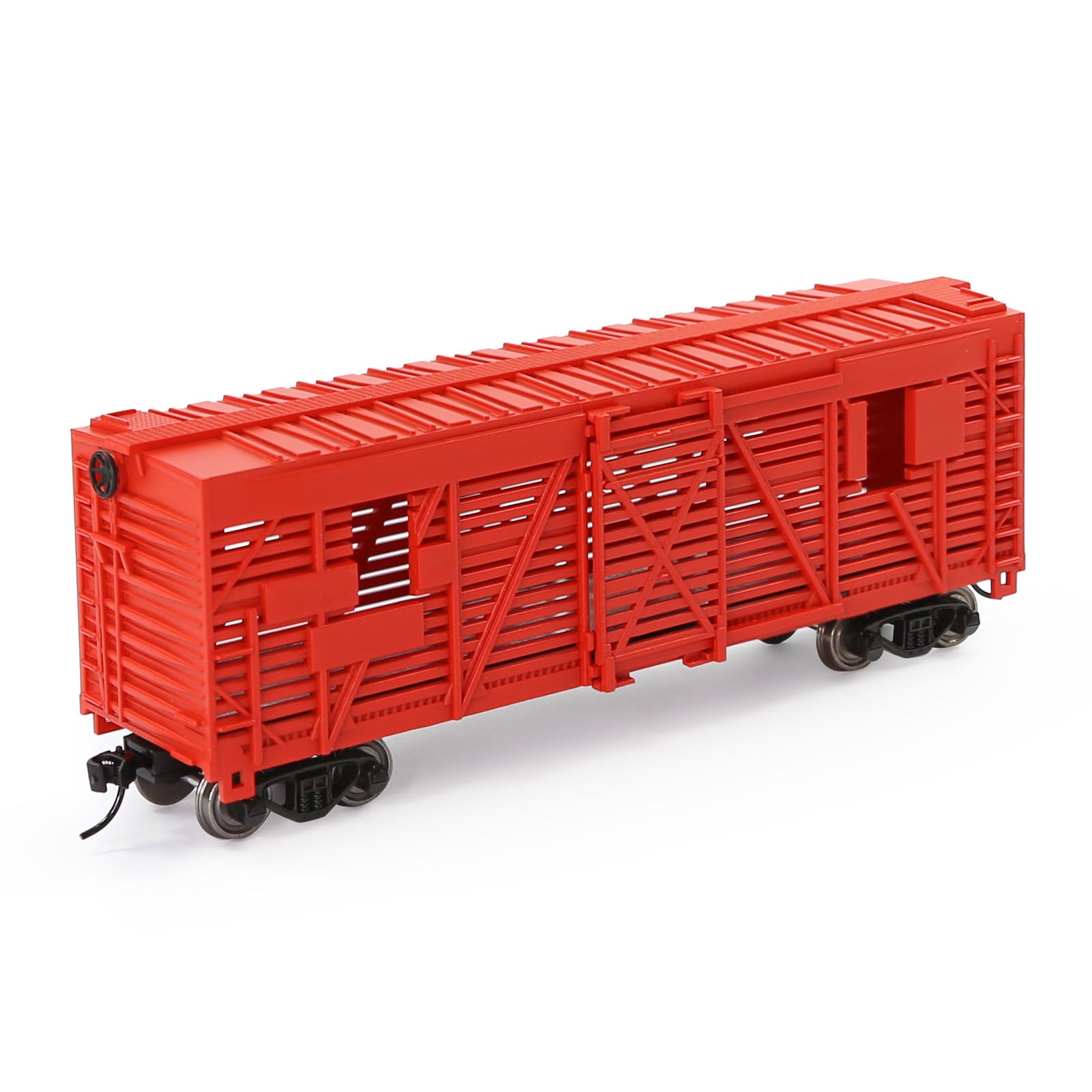 C8767 1 Piece HO Scale 1:87 40' Stock Car Cattle Wagon Painted