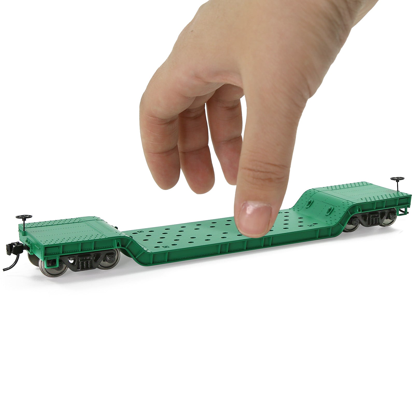 C8769 1 Unit HO Scale 1:87 Depressed Center Flat Car Model Railway