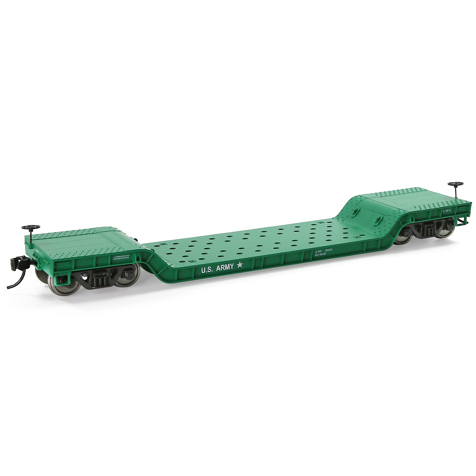 C8769 1 Unit HO Scale 1:87 Depressed Center Flat Car Model Railway