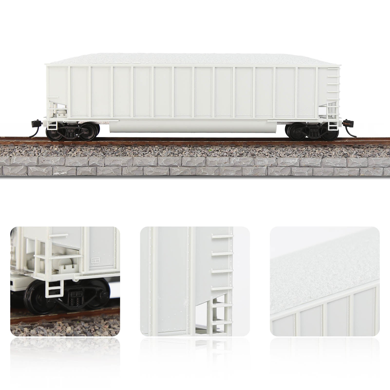 C8771JJ 1 Unit HO Scale 1:87 Blank Unassembled Coal Wagon Coalporter Plastic