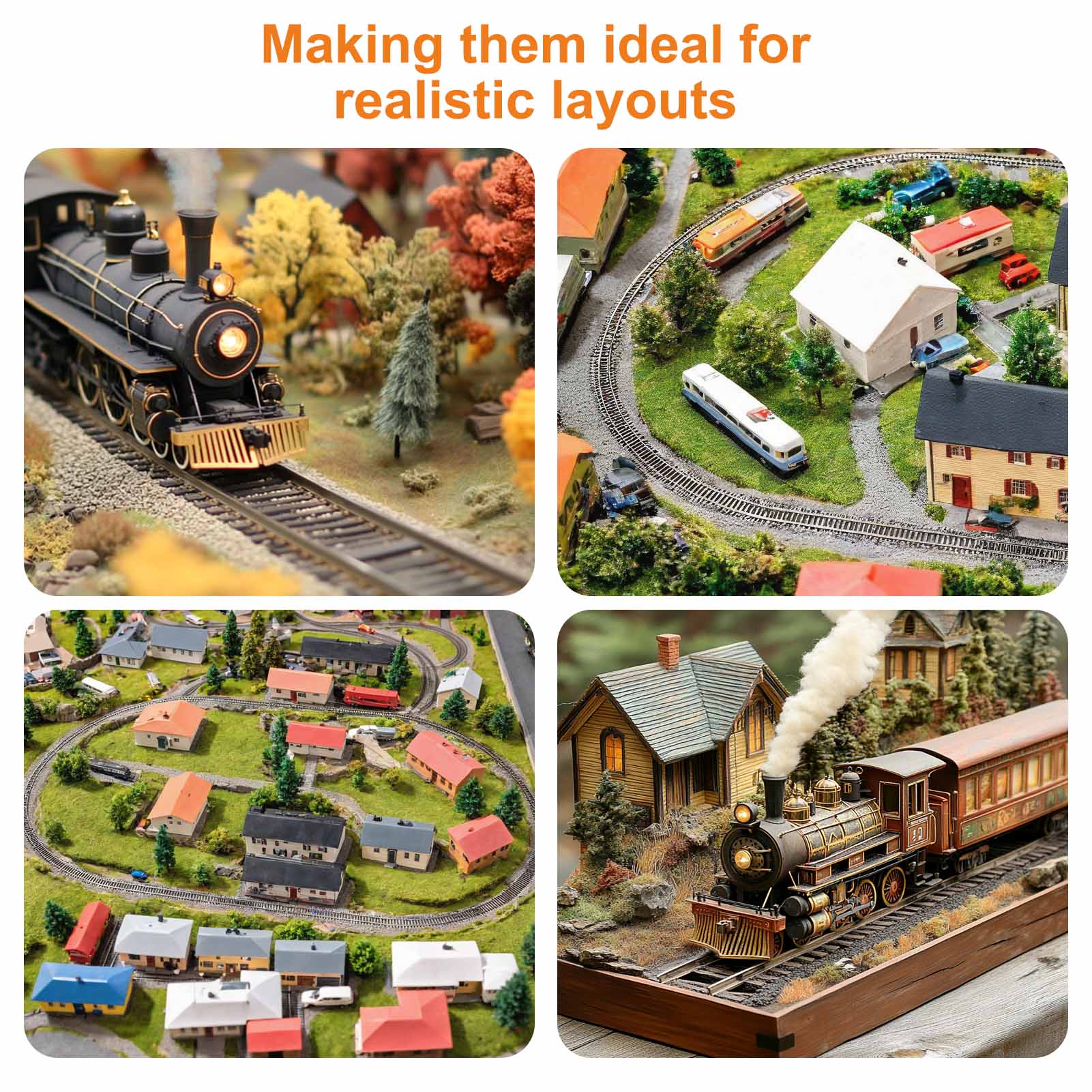 GDST231 6pcs HO Scale 1:87 Code 100 9" Straight Track Copper-Nickel Rail with Joiner