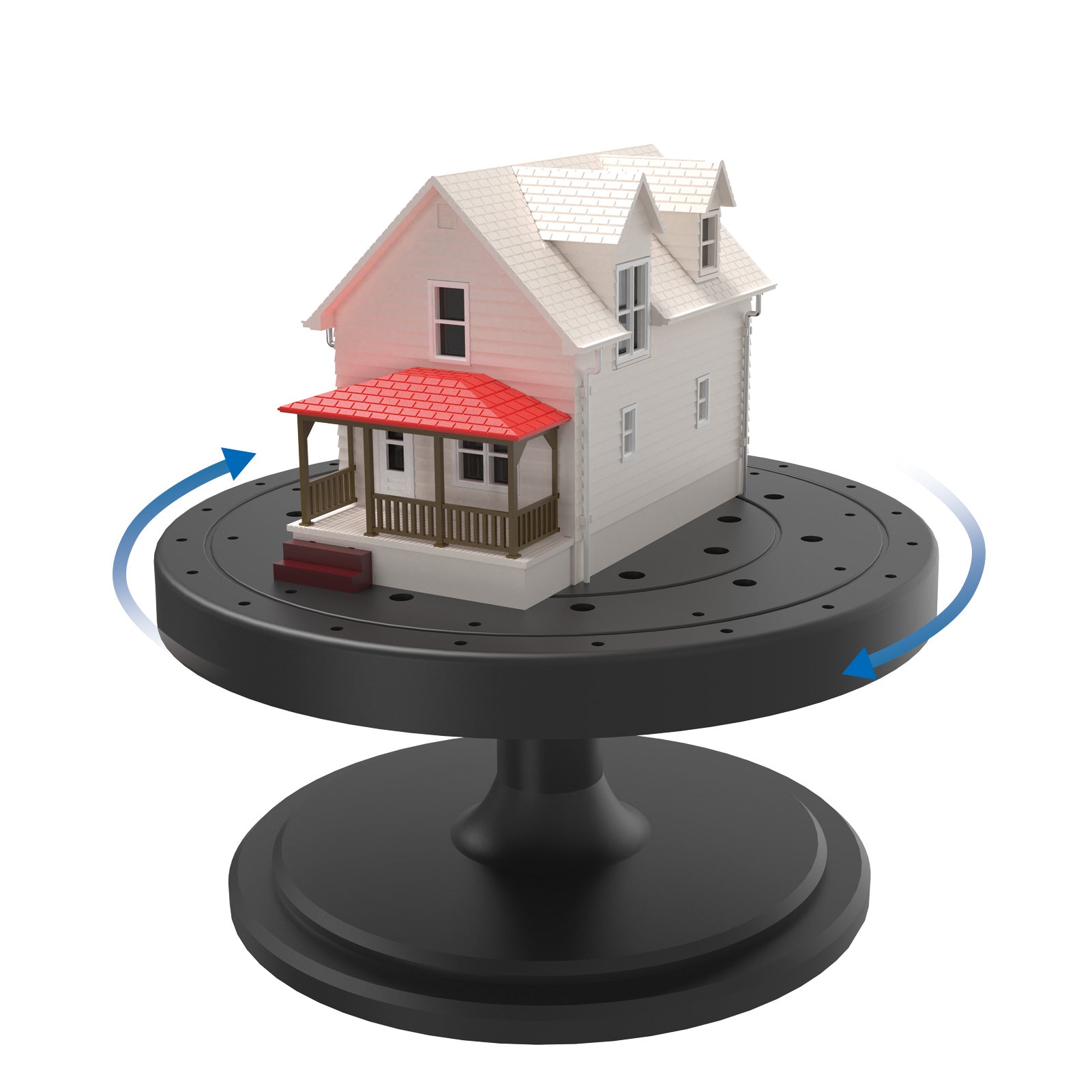 GJJC23PJ 1 Set Model Rotatable Painting Base Alligator Clips Kit Model Airbrush Tools