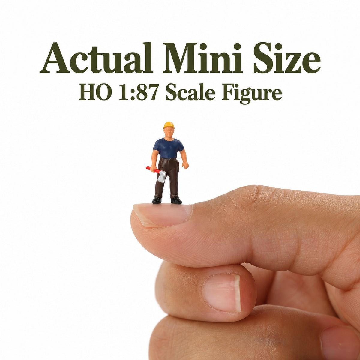HFPHO6715 HO Scale 1:87 Model Railway Farm Action People Painted Figures
