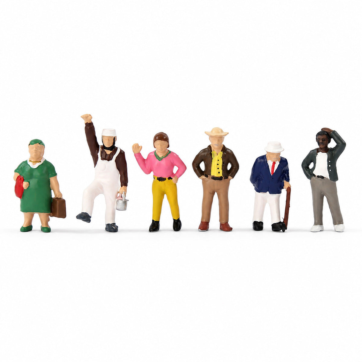 HFPHO6717 HO Scale 1:87 Model Trains Street People Figures