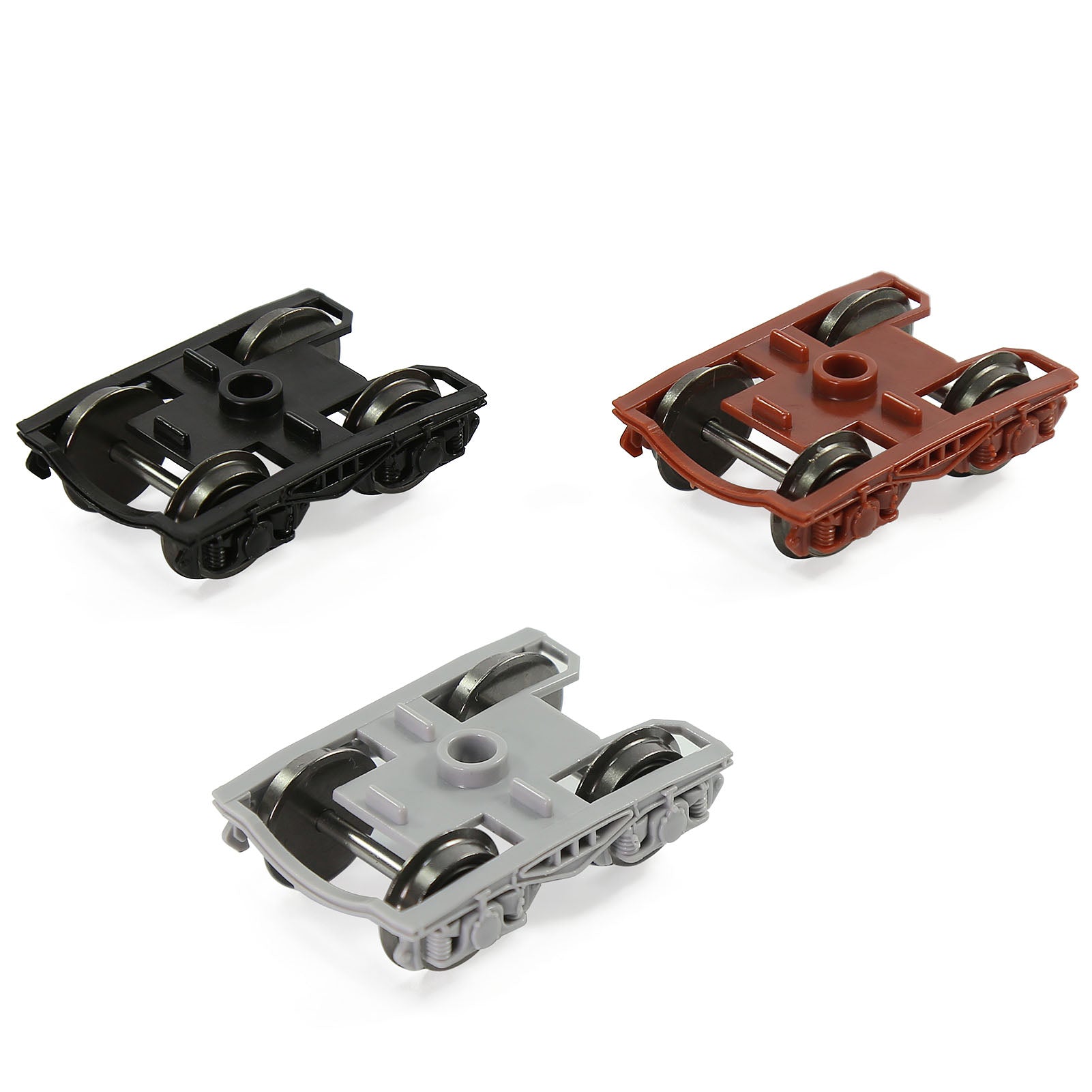 HP0687 2pcs HO scale 1:87 Bogies with 36" Metal DC Wheels