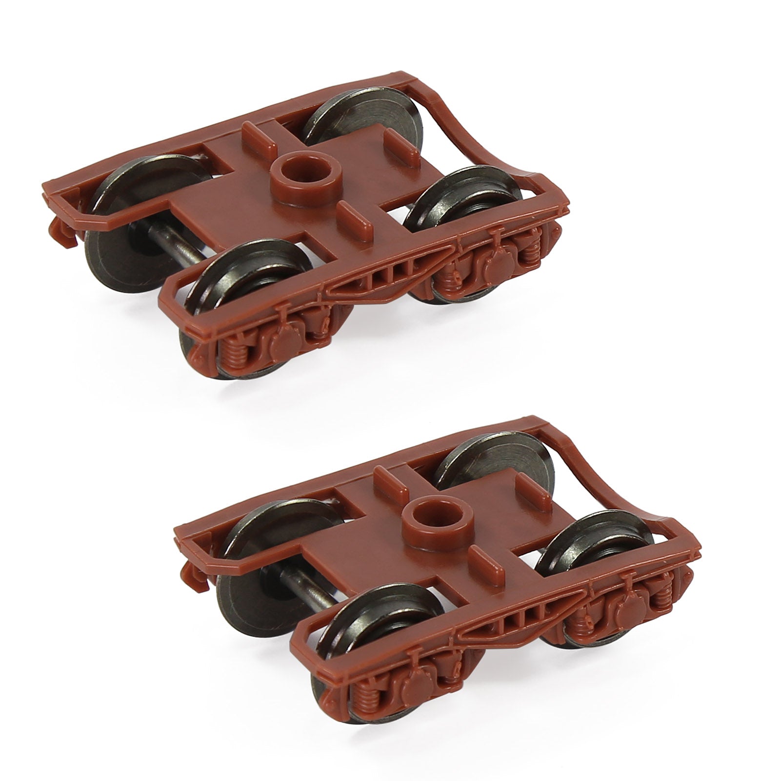 HP0687 2pcs HO scale 1:87 Bogies with 36" Metal DC Wheels