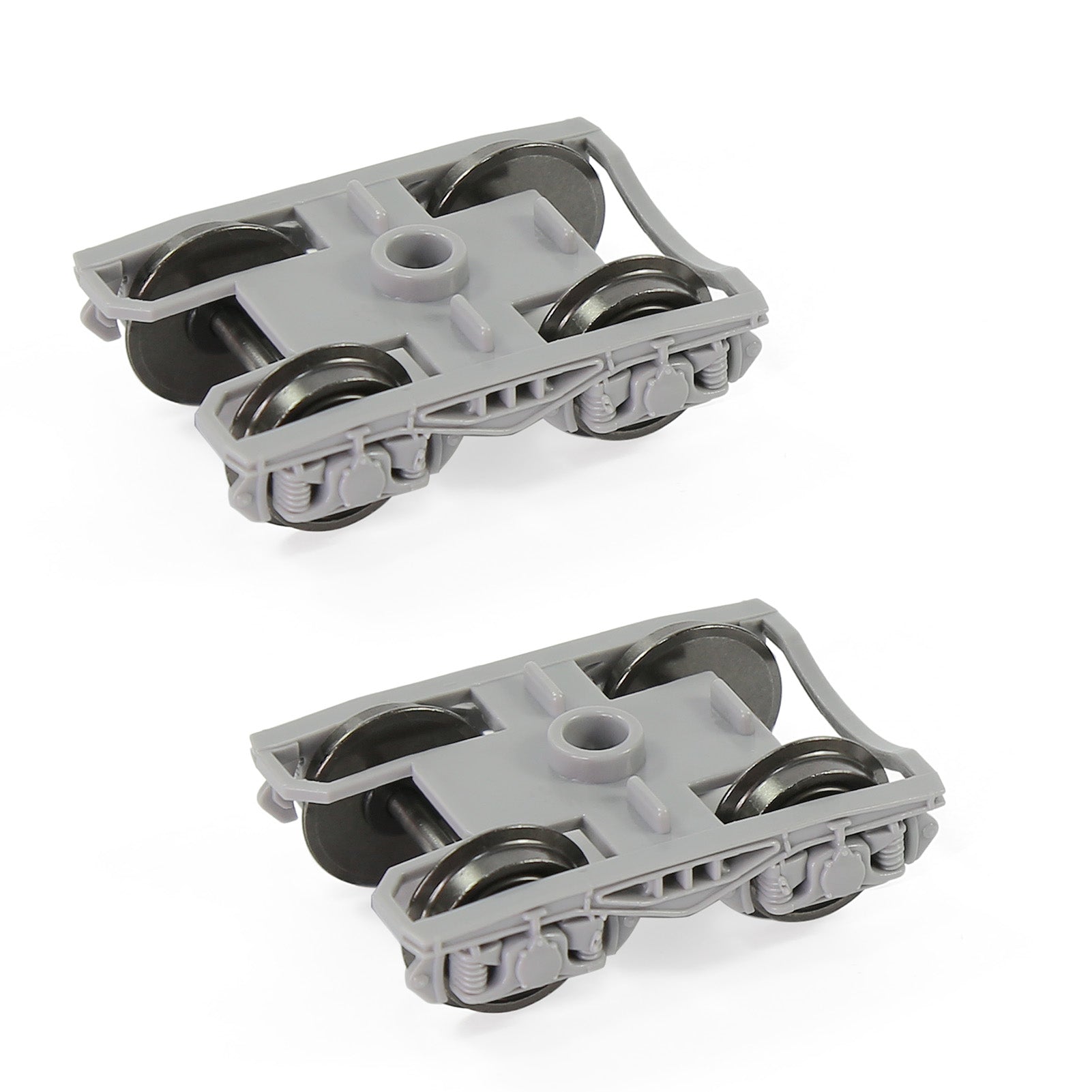 HP0687 2pcs HO scale 1:87 Bogies with 36" Metal DC Wheels