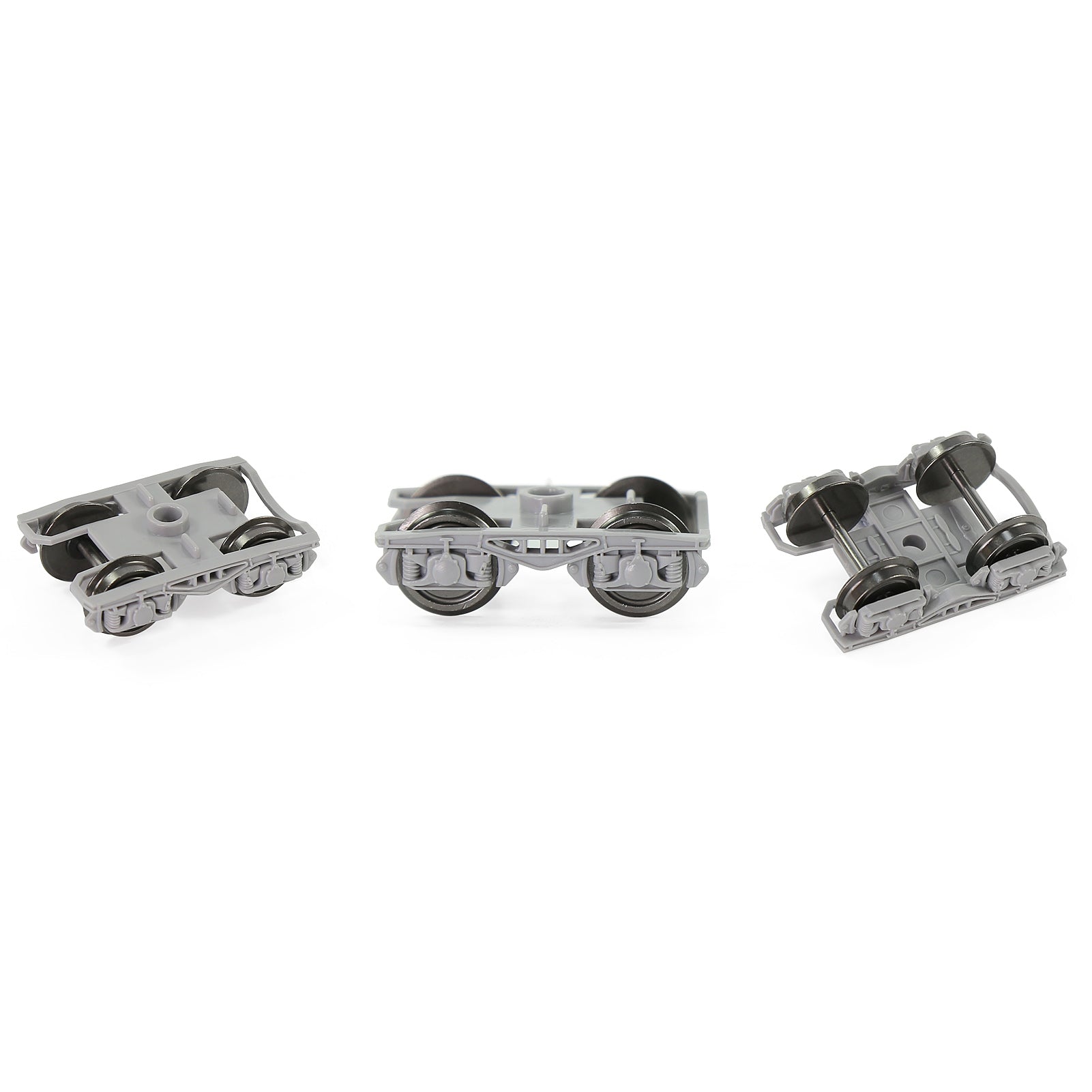 HP0687 2pcs HO scale 1:87 Bogies with 36" Metal DC Wheels