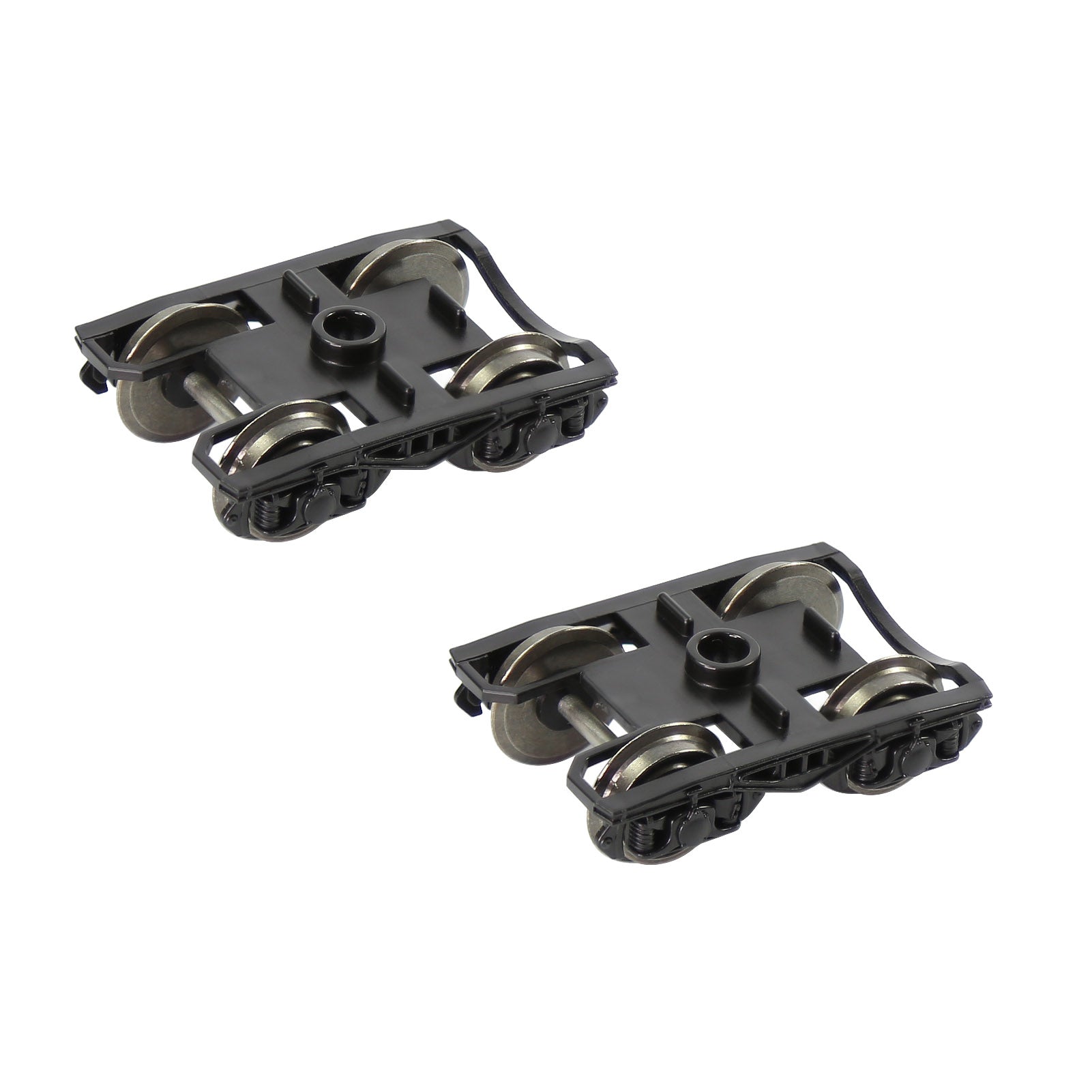 HP0687 2pcs HO scale 1:87 Bogies with 36" Metal DC Wheels