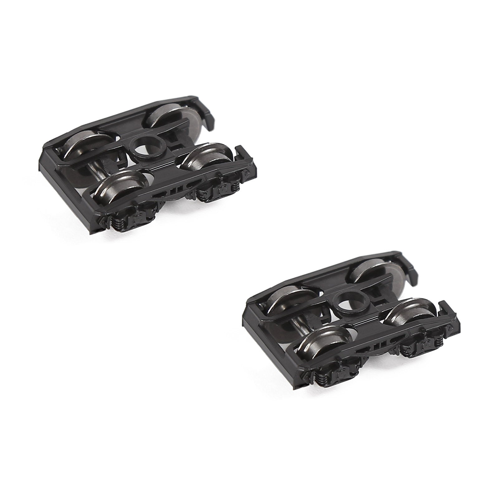 HP12150 2 Pieces N Scale 1:160 Bogies with Metal DC Wheelsets for Fleischmann Trains