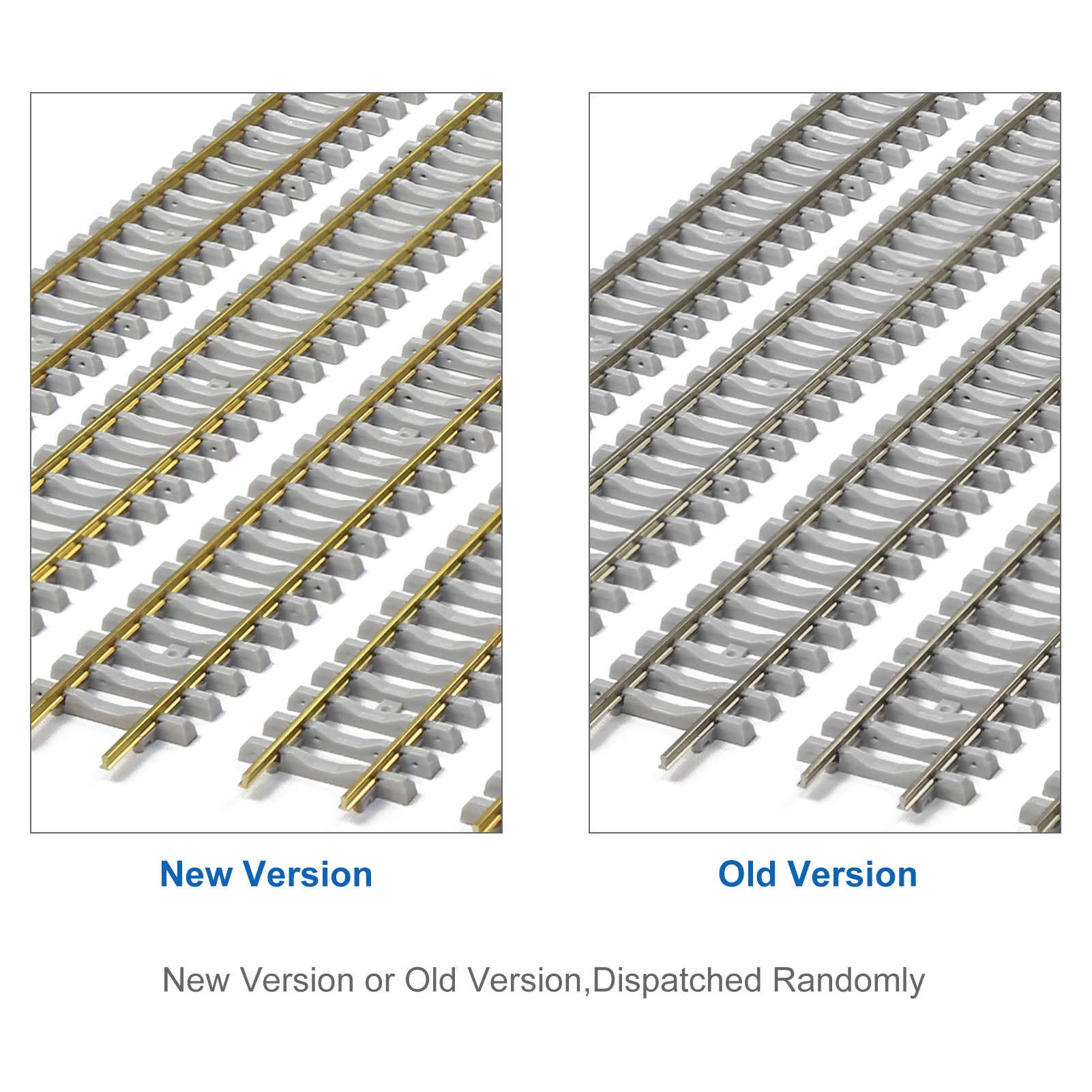 HP27HO1M 5pcs HO Scale 1:87 Model Track Flexible Cupronickel Rail 100cm with Joiner Screws