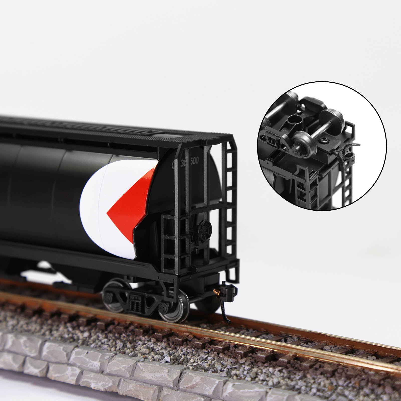 HP37HO 12pcs HO Scale 1:87 Coupler Pocket Cover Coupler Box Lid with Screws