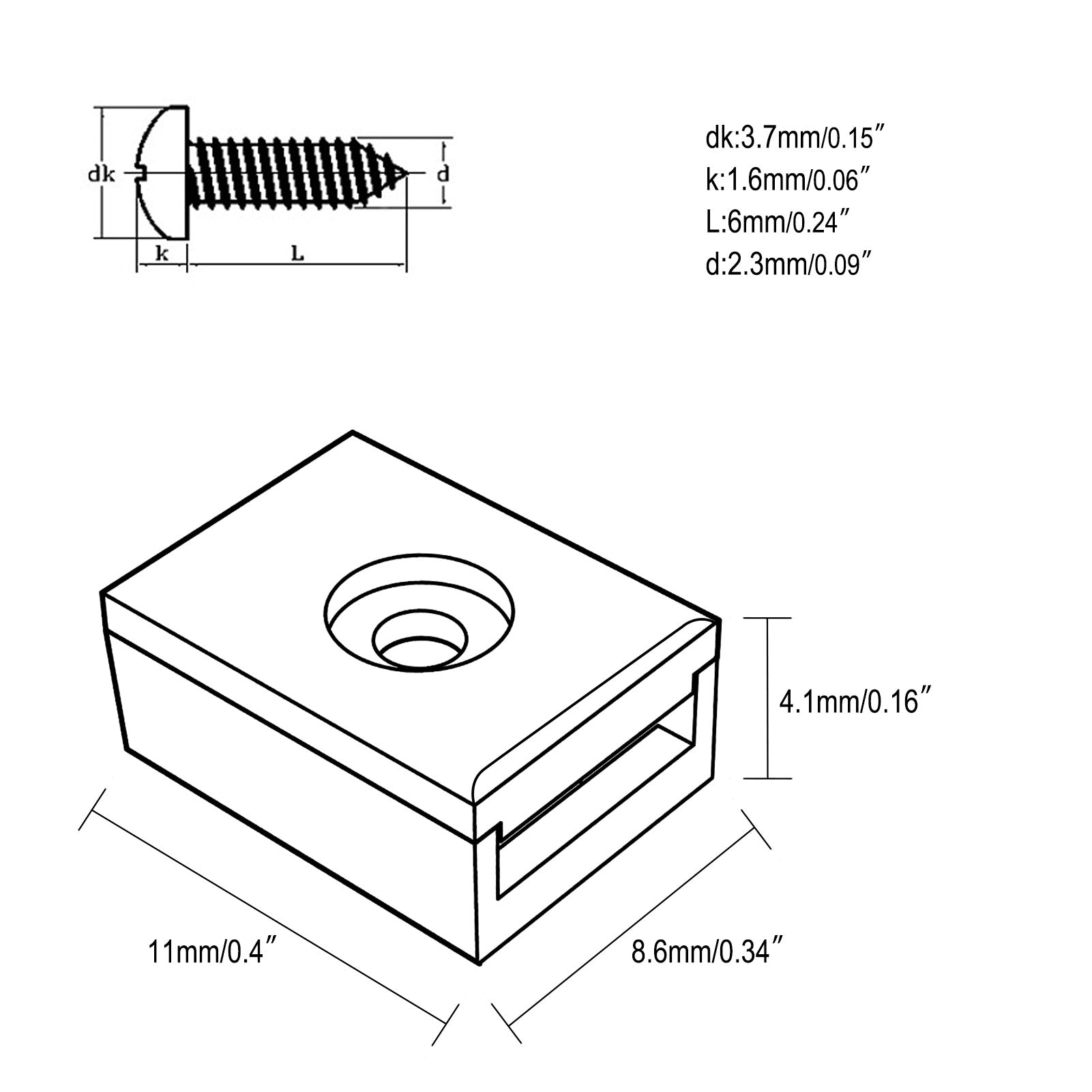 HP37HO 12pcs HO Scale 1:87 Coupler Pocket Cover Coupler Box Lid with Screws