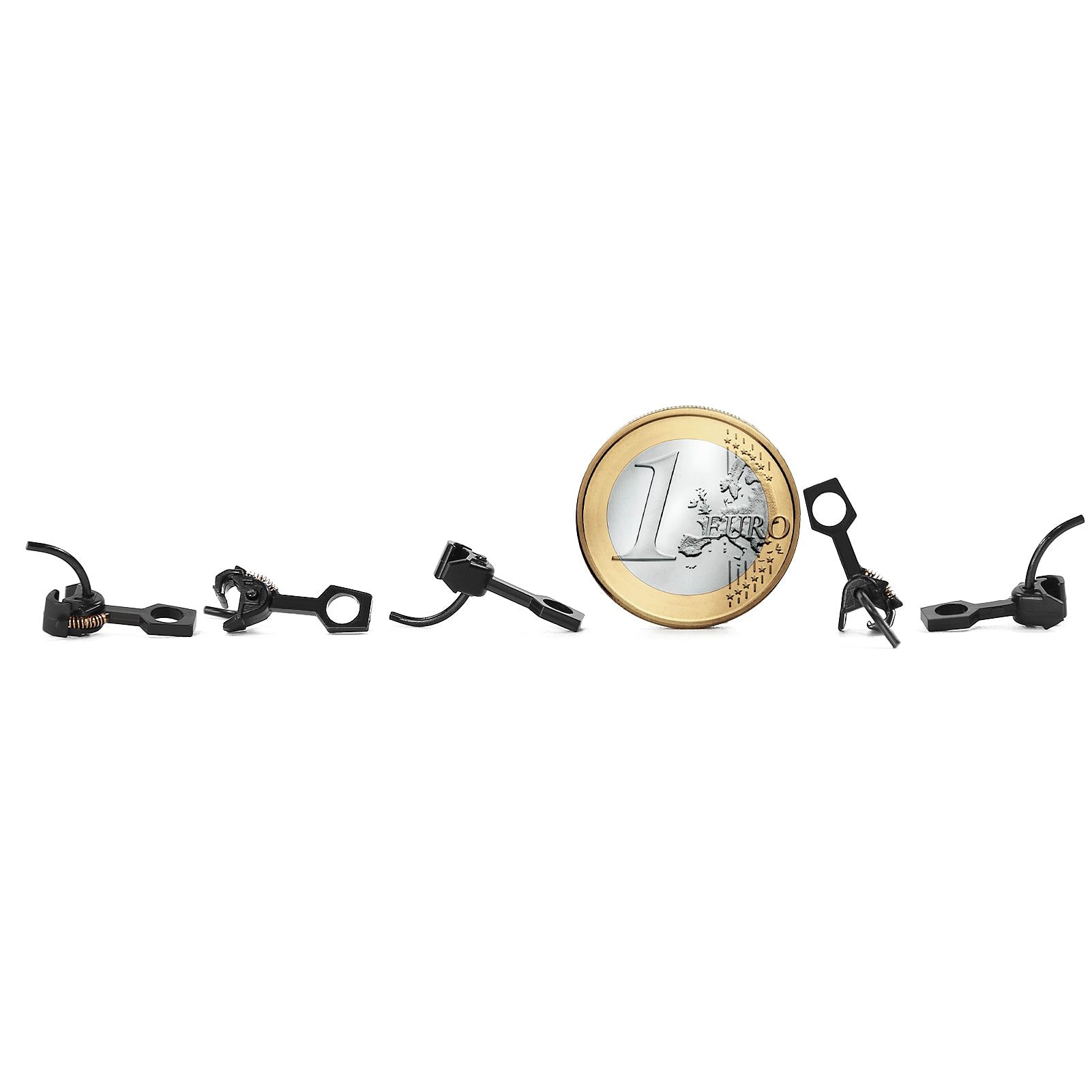 HP4387 12pcs HO Scale 1:87 Knuckle Couplers Coupling Hooks