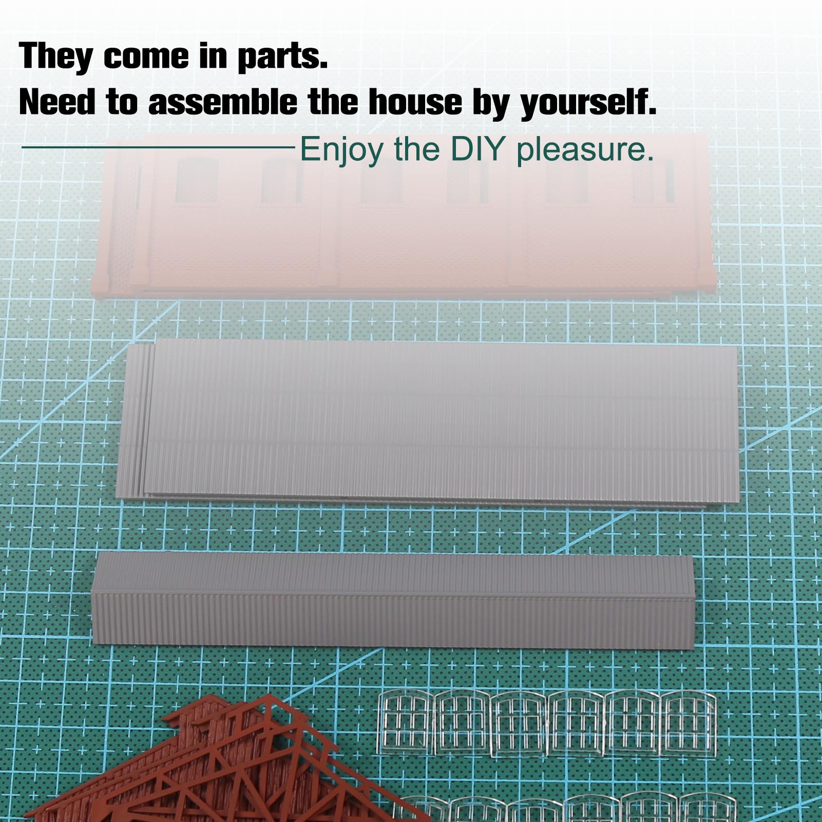 JZN5531SR 1 Unit N Scale 1:150 Loco Maintenance Building Service Shop for Model Railroad