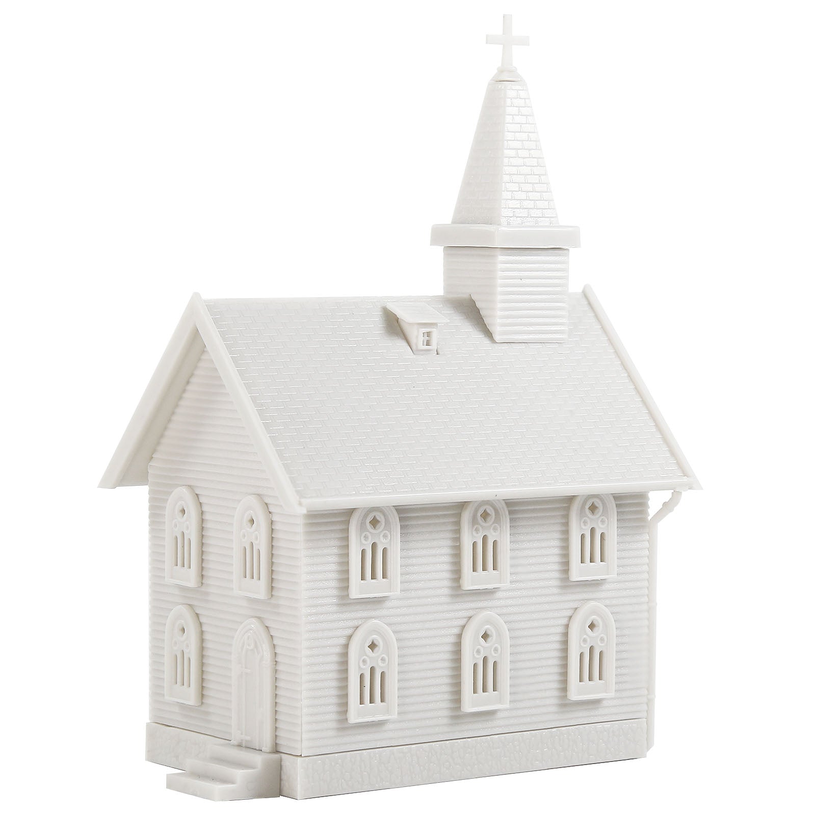 JZN5875 1 Unit N Scale 1:150 Model Church Kit for Building Diorama Model Railway