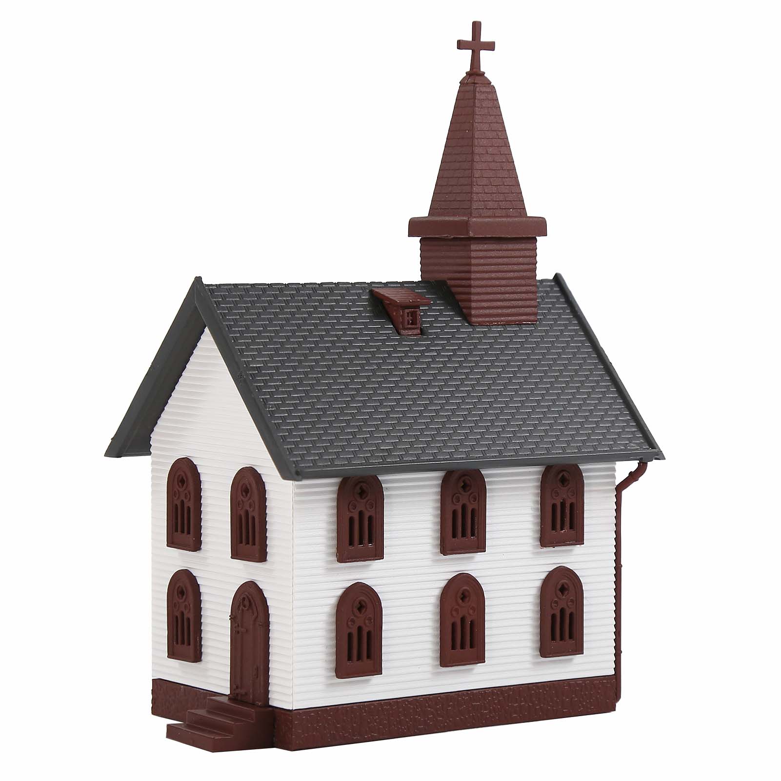 JZN5875 1 Unit N Scale 1:150 Model Church Kit for Building Diorama Model Railway