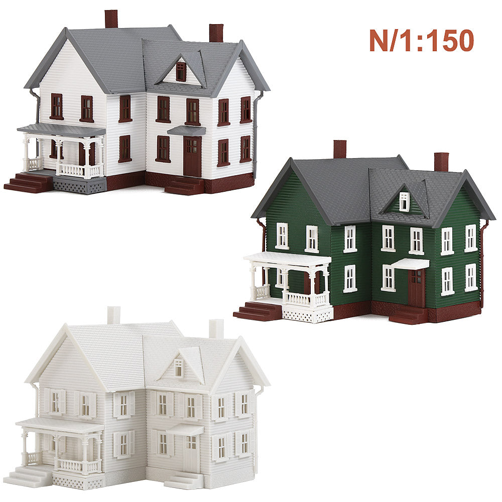 JZN5885 1 Unit N Scale 1:150 Model Dwelling House Kit for Building Diorama Model Railway