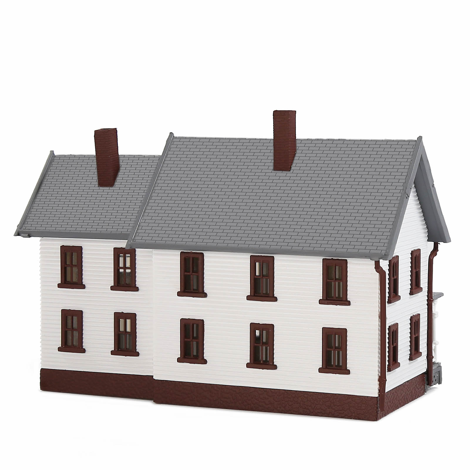JZN5889 1 Unit N Scale 1:150 Model Dwelling House Kit Two-story with Porch Buildings