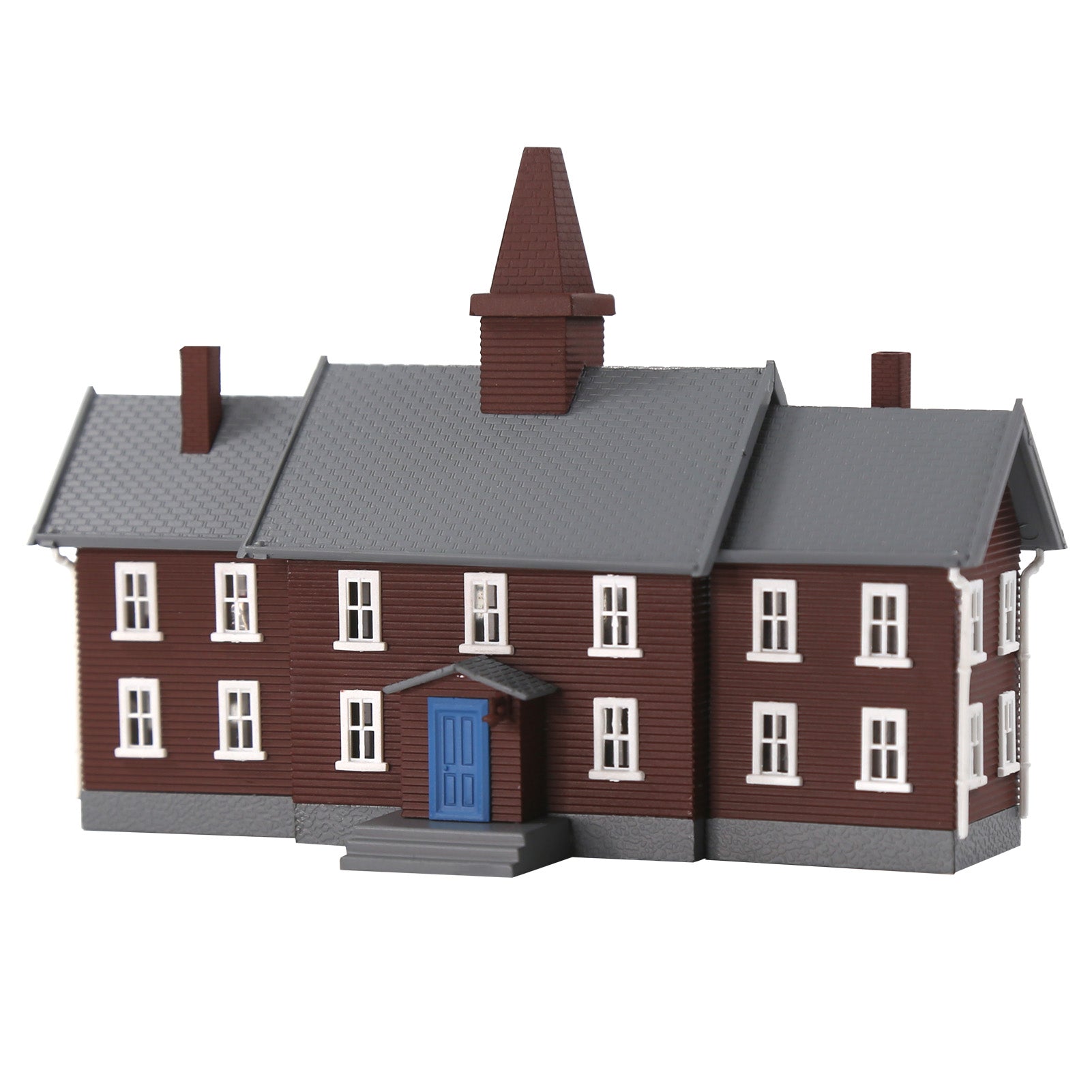 JZN5893 1 Unit N Scale 1:160 Model School Building Kit Two-story for Model Layout