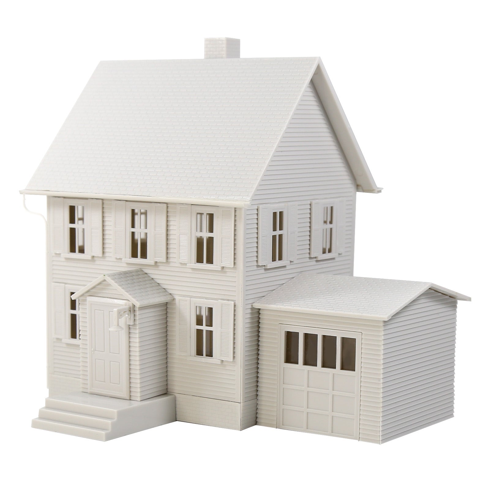 JZO7JJ 1 Unit O Scale 1:50 Model Dwelling House Kit White Not-built Architectural Building