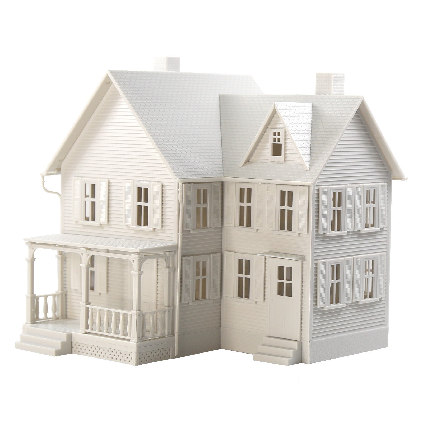 JZO7JJ 1 Unit O Scale 1:50 Model Dwelling House Kit White Not-built Architectural Building