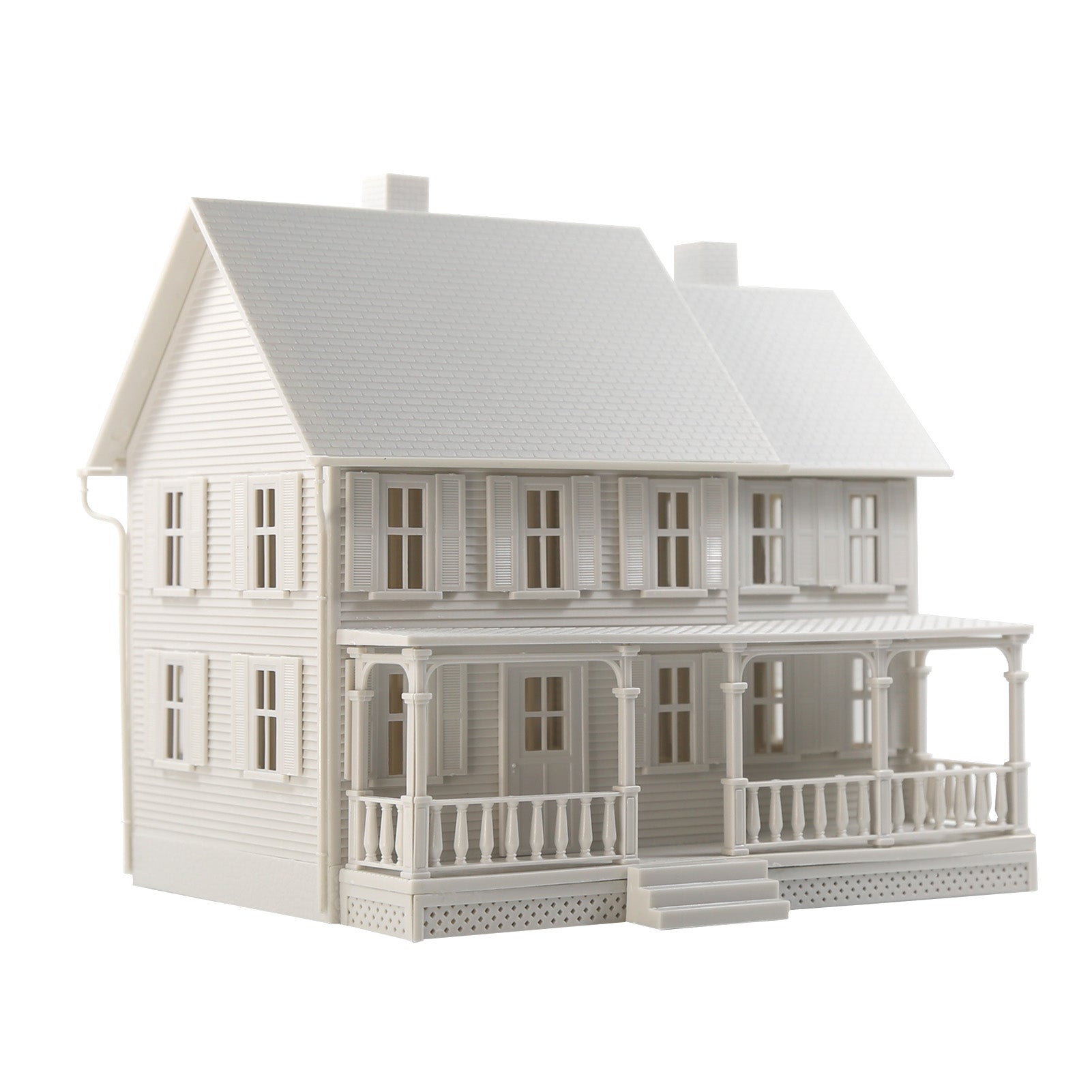 JZO7JJ 1 Unit O Scale 1:50 Model Dwelling House Kit White Not-built Architectural Building