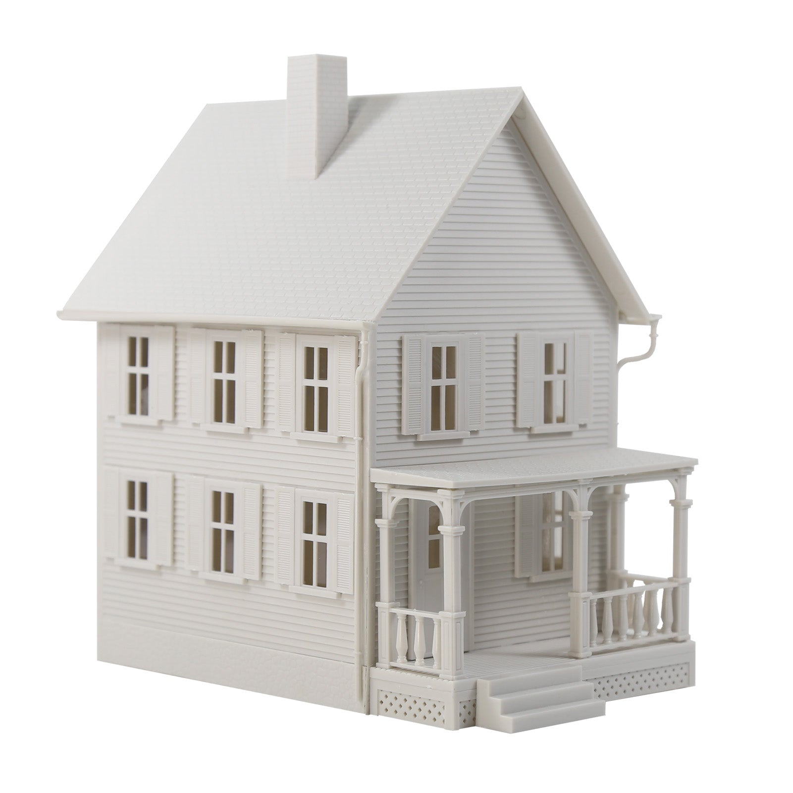 JZO7JJ 1 Unit O Scale 1:50 Model Dwelling House Kit White Not-built Architectural Building