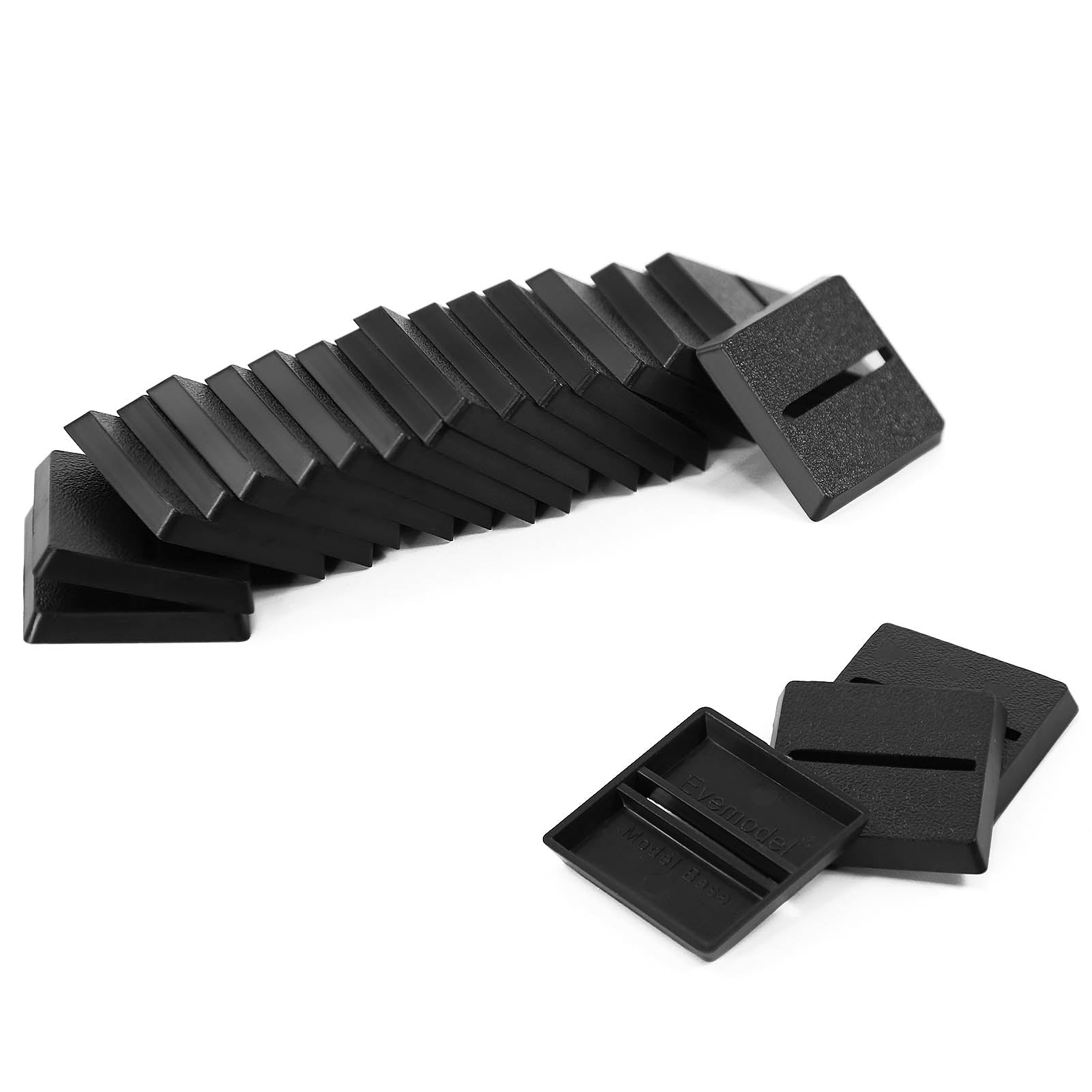 MB2525 20pcs 25mm Square Slot Bases for Table Game Wargames