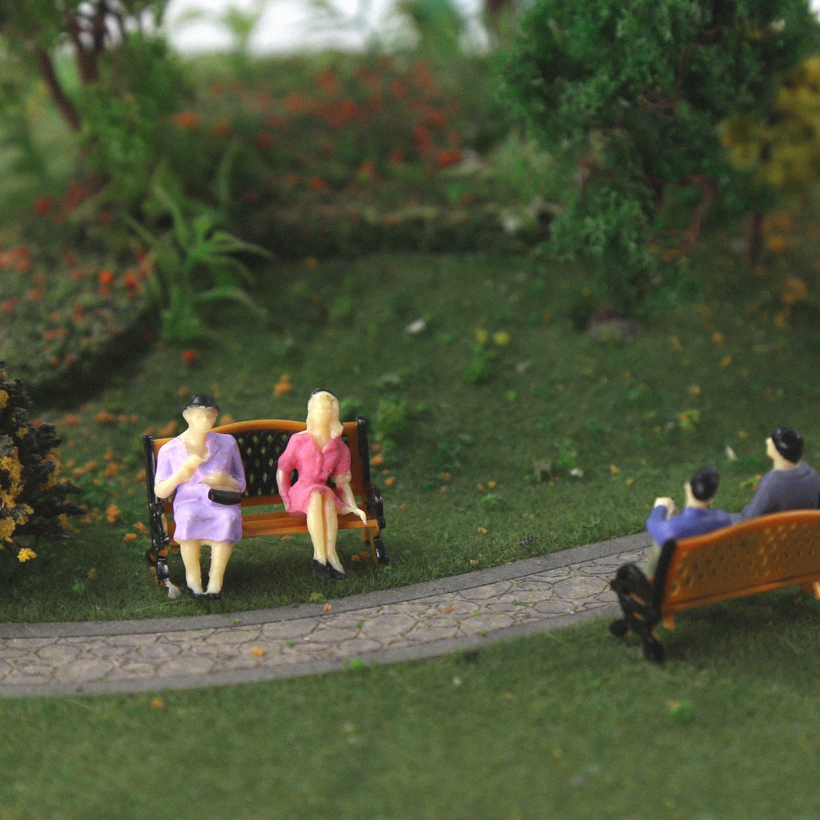 P4302 50pcs O Scale 1:43 All Seated Painted Figures