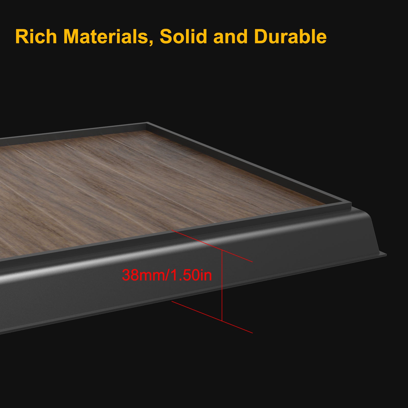 SN1030F 1 Unit Acrylic Storage Display Box Dustproof with 30cm Square Wood Base