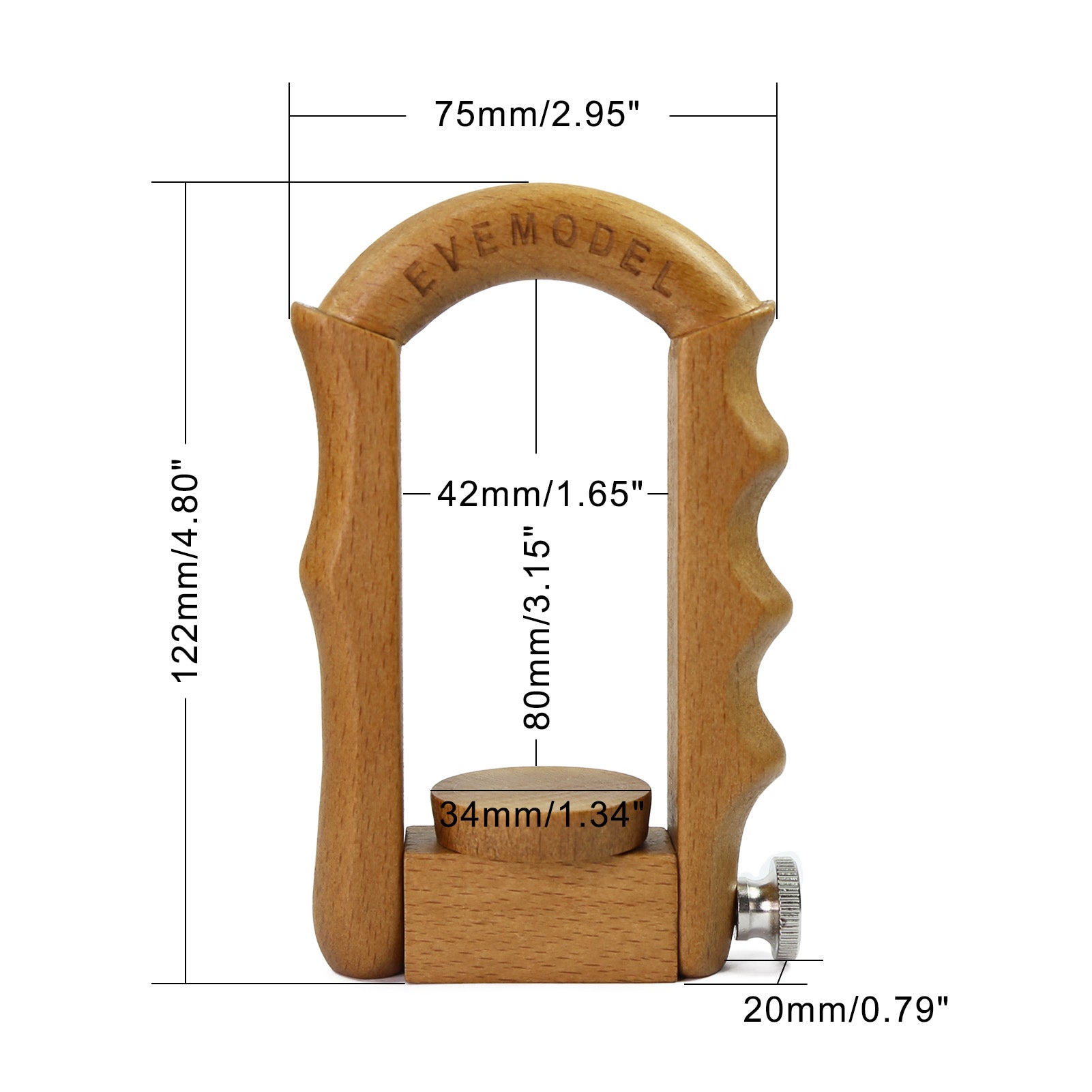 WH03 1 Set Wood 360° Rotating Model Work Holder Paint Handle for Gundam Warharmmer