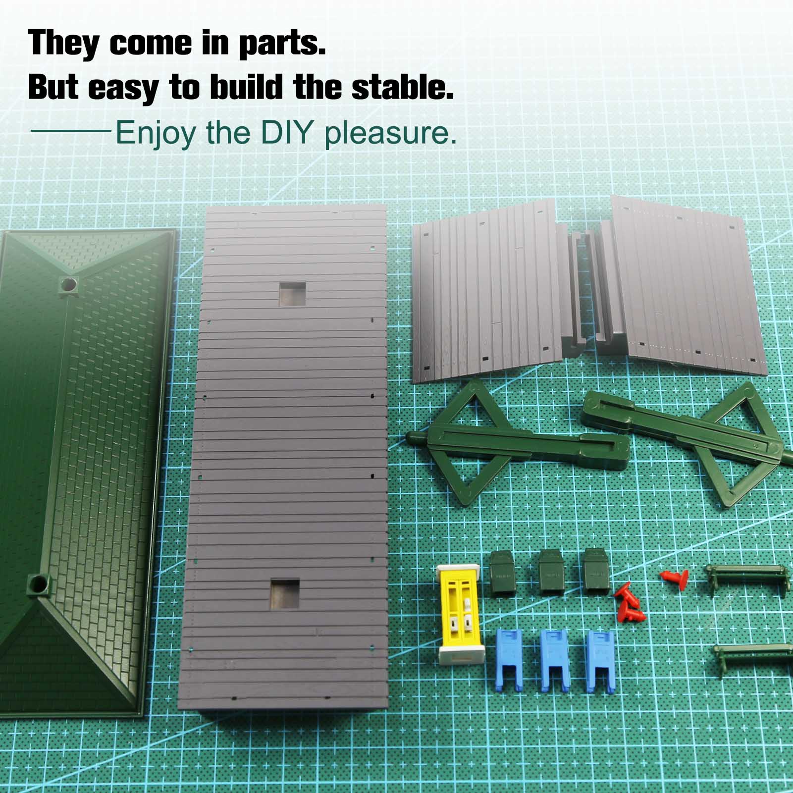 ZTHO01PZM 1 Unit HO Scale 1:87 Model Trains Station Platform for Model Railroad