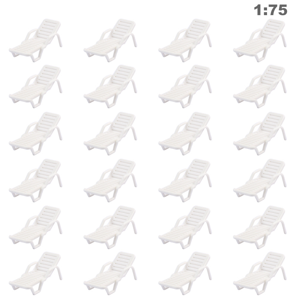 ZY21075 24pcs OO Scale 1:75 Bench Leisure Chair Settee