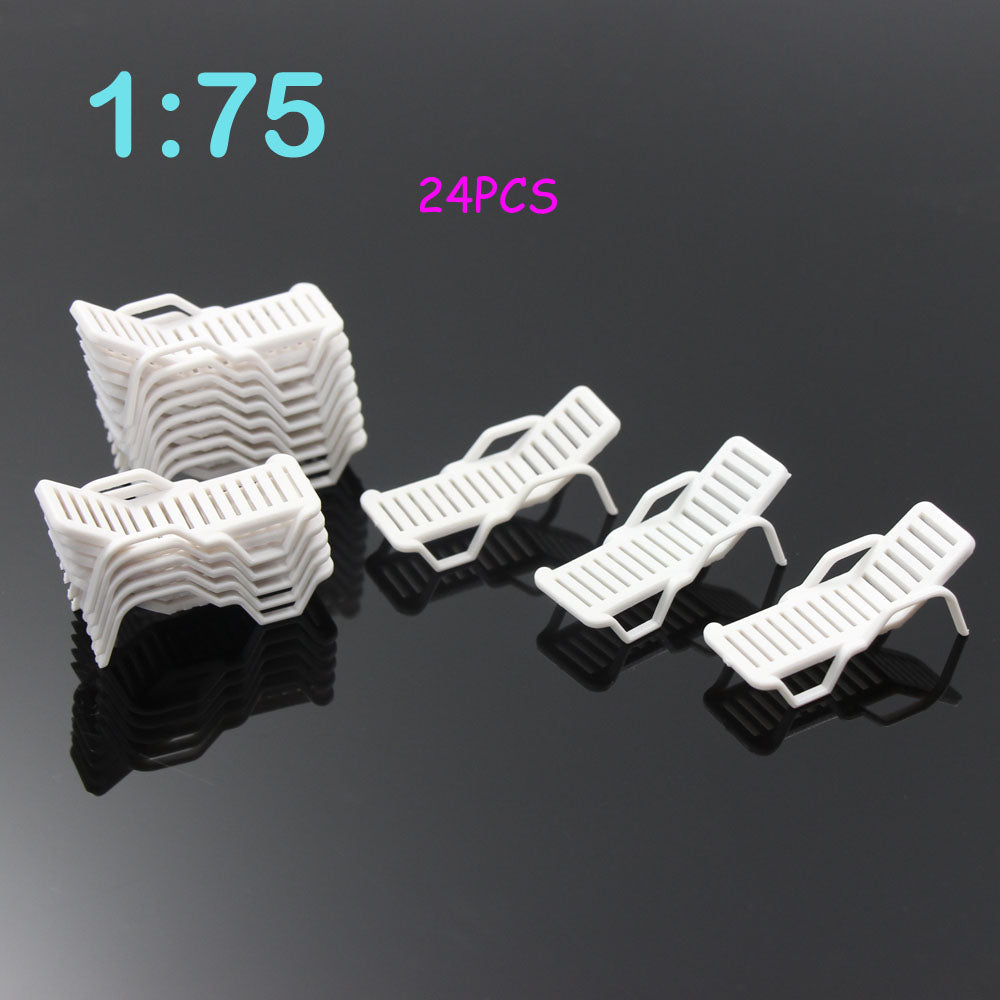 ZY21075 24pcs OO Scale 1:75 Bench Leisure Chair Settee