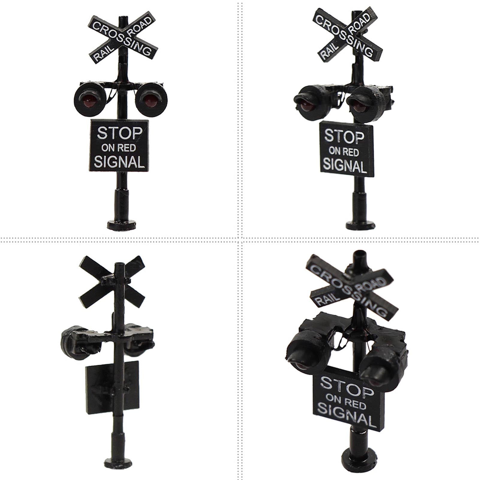 JTD1507RP 1 set N Scale 1:160 Railway Crossing Signal and Circuit Board Flasher