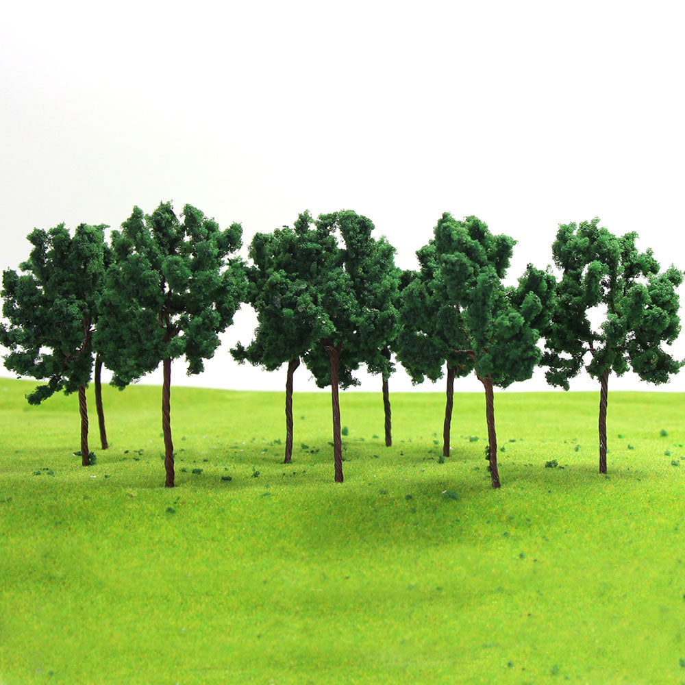 D9048 20pcs N HO Scale Model Trees Mini Scenery 9cm