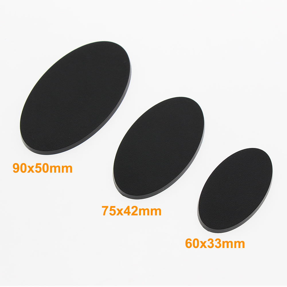 MB660 40pcs Oval Plastic Bases For Miniature War Game