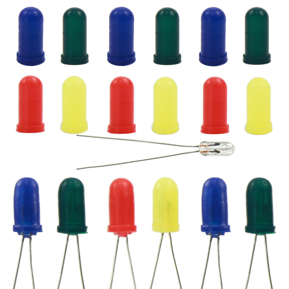 XPT01 100pcs Caps/Covers for 3mm Grain of Wheat Bulbs