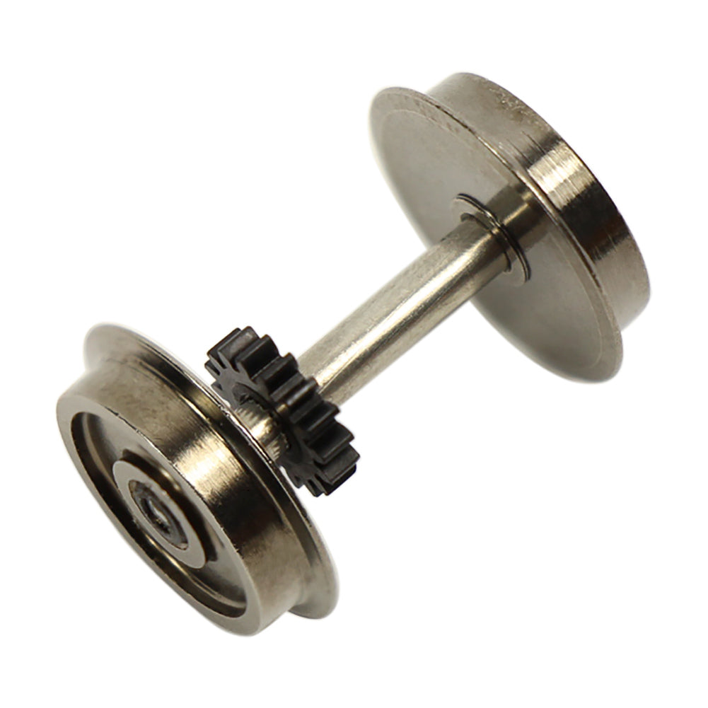 HP0187 2 Pairs HO Scale 1:87 Model Train 38'' Metal DC Wheels
